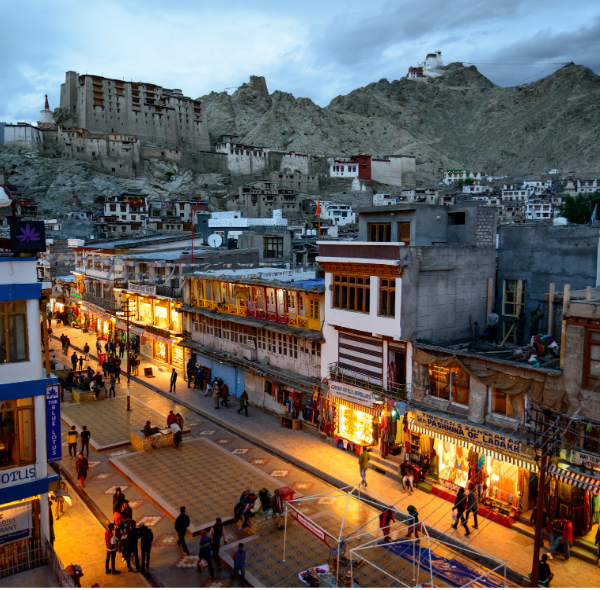 Leh after river rafting in Leh Ladakh